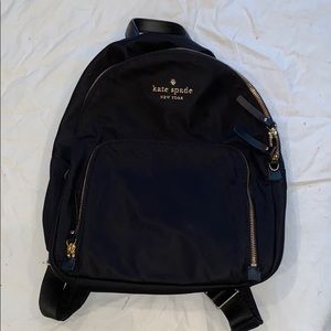 Black Kate spade black backpack